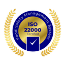 ISO 22000 pārtikas nekaitīguma sertifikāta zīme